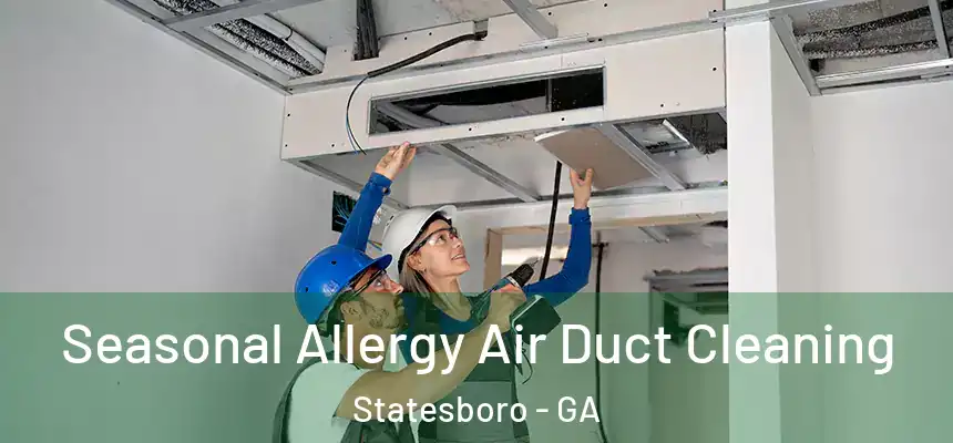 Seasonal Allergy Air Duct Cleaning Statesboro - GA